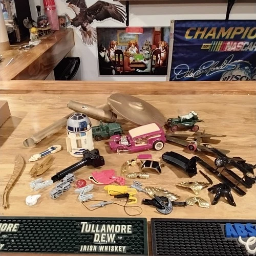 Lot Of Vintage Toy Parts Power Rangers Star Trek/wars Planes Various