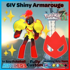 ✨ Shiny Alpha Armarouge 6IV + EVs ✨ Pokemon Legends ZA 🚀 Fast 🚀