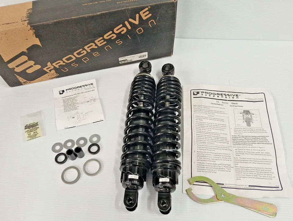 PS-1204BG Shock/Springs 12 Ser CB350-750, CL, CM, GL1000, Suz GS, Duc Progresive - Image 3 of 4