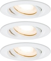 Paulmann LED Einbauleuchte Nova Plus Basisset Schwenkbar IP65 Rund 93Mm 30° GU10