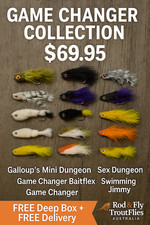Game Changer Collection – 12 Articulated Streamer fishing flies