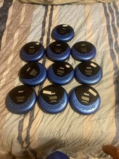 Lot 10 RCA RP3013 Portable CD Player Blue FM Radio Works But Cd Not Reading
