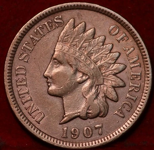 1907-P Indian Head Cent — photo from the most recent tracked eBay sale
