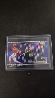 2026 Leaf Pro Set Metal Justin LeBron Next In Line SP RC 7/7