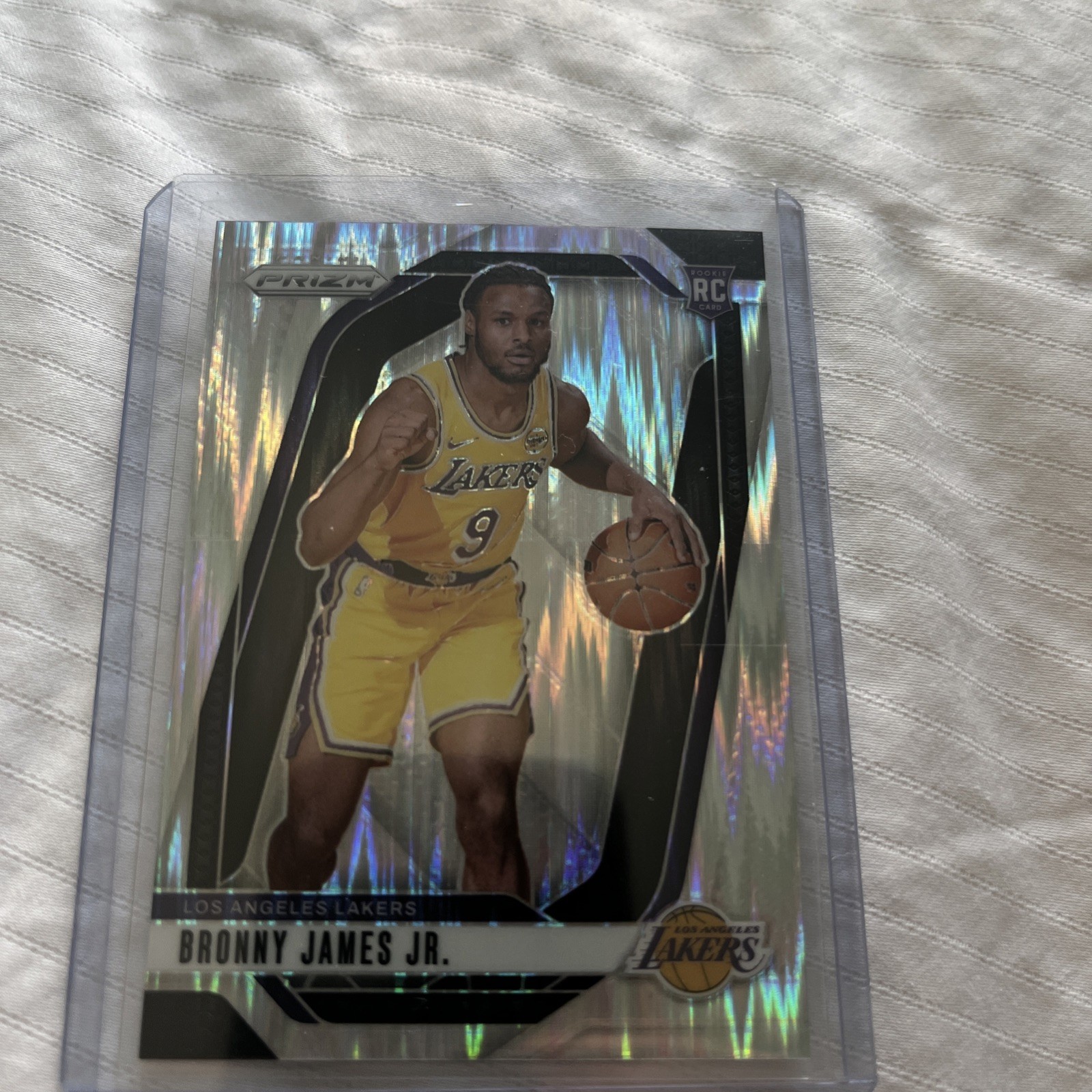 Bronny James Jr 2024-25 Prizm SKEWED /249 LA Lakers Rookie RC