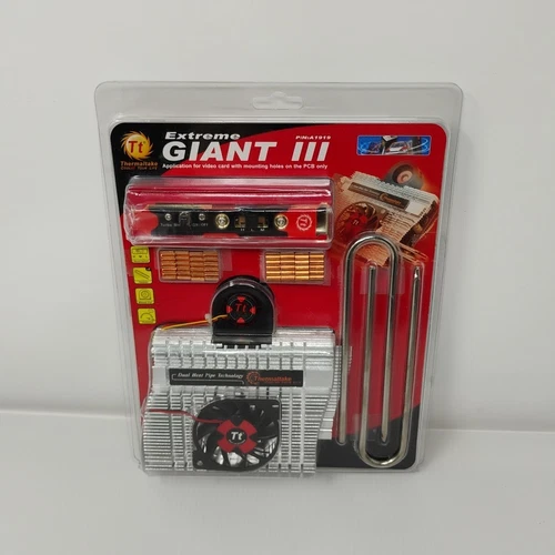 Thermaltake GIANT III VGA Cooler Dual Fan A1919 Old Stock April 2004 - See Notes