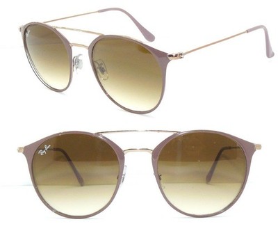 RAY BAN SUNGLASSES ROSE GOLD BROWN RB 3574 WOMEN 3546 EYEGLASSES 3579 CASE