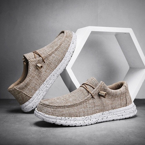 Herren Leichte Stretch Halbschuhe Atmungsaktiv Freizeit Slipper Sneaker Schuhe Gr. - Bild 38 von 41