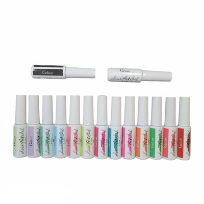 Gelixir Line Art Gel 8 mL/0.27 oz Gel Art Color Professional Use *Pick ur Color