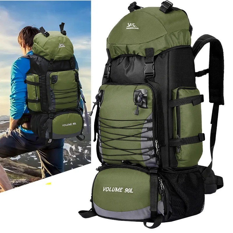 Sac à dos 90L étanche grand volume pour éviter le manque de place en voyage