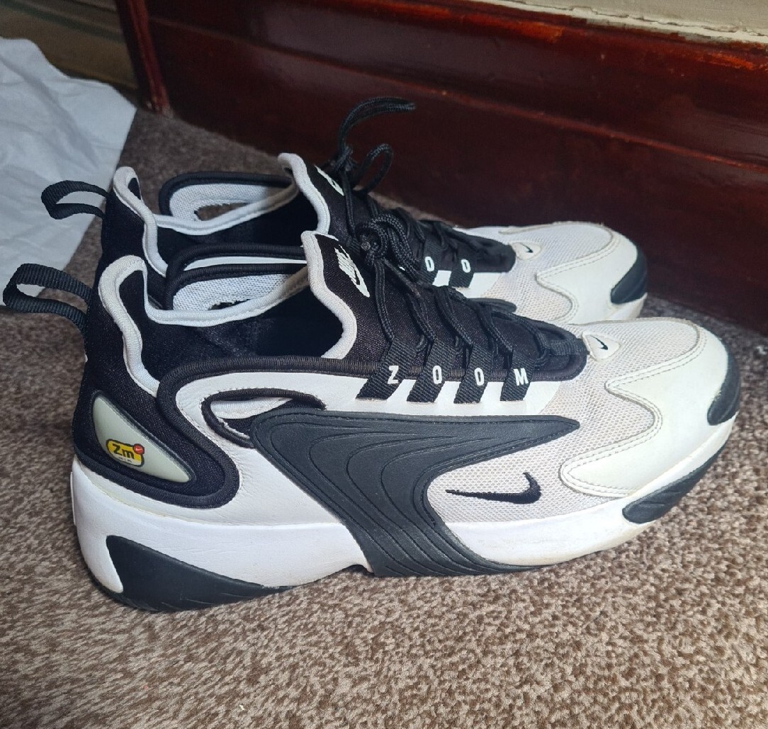 Nike Zoom 2k Mens black white size 8 authentic With Box AO6269101