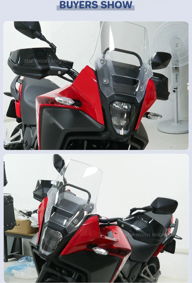 Handlebar Wind Cover Protector Handguard Extension For Honda NX 400 NX 500 2024- - Image 2 of 4