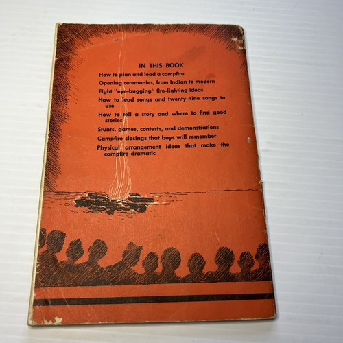 Libro de bolsillo BSA Fun Around the Campfire con derechos de autor 1952 impresión 1960 BO-196 - Imagen 2 de 6