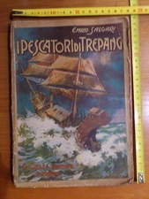 Salgari, I fishermen di Trepang, ILL. Linzaghi, Celli, 1926 original proclamation