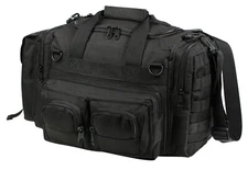 Black Concealed Carry Gear and Duffle Bag 12"x7"x10" MOLLE Tactical Duty Bag