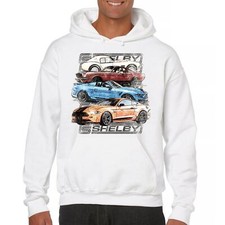 Shelby Cars Sketch Sweatshirt Mustang Racing GT Cobra Powered by Ford Hoodie