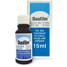 2x DUOFILM 15ml Remove Plantar Wart,Corn and Callus Salicylic Acid Expiry 2024