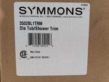 Symmons 3502BL1TRM Dia Single Handle Bathtub Shower Faucet in Polished Chrome