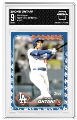 2024 Topps Series 2 Shohei Ohtani Team Color Border SSP Dodgers | eBay