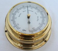 DEKORATIVES SCHIFFS-BAROMETER VON BARIGO, MADE IN GERMANY #12408