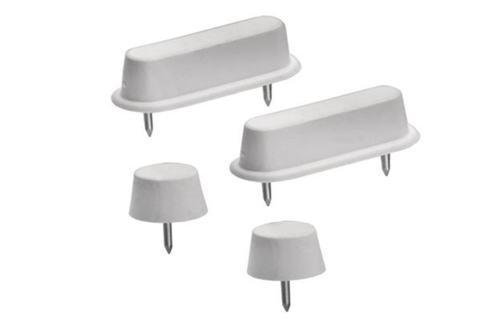 MASIDEF - TAPPI PER SEDILE WC IN LEGNO -PLASTICA BIANCA