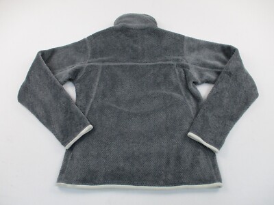 Patagonia Sweater Womens Small Gray Preppy Long Sleeve Fleece