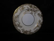 Aynsley #7917 Gold on Ivory Bread & Butter Plate Vintage Bone China Made in Engl