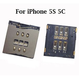 Sim Card Tray Slot Connector Reader Holder Apple Iphone 5s 5c Spare Part Module Ebay