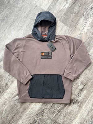 Under Armour Project Rock Veteran Day Hoodie Bull 1380978-200 Brown Black sz 2XL