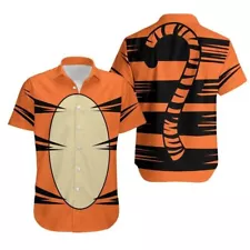 Winnie the Pooh Tigger Hawaiian Shirt 3D Summer Beach Shirt For Men and Women