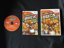 Cabela's Monster Buck Hunter (Nintendo Wii, 2010) Complete with Manual Game