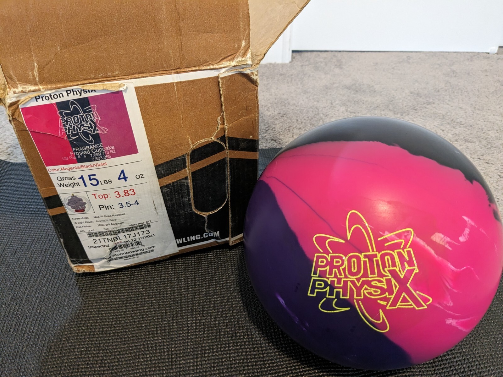 Storm Proton Physix 1st quality bowling ball 15 LB NEW IN BOX eBay