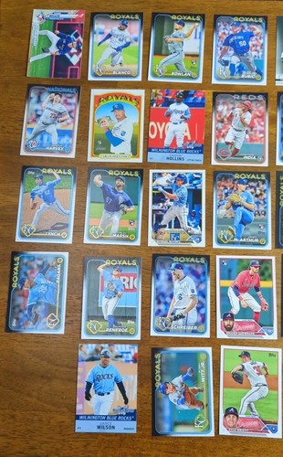 Lote de 44 tarjetas de béisbol de entrenamiento de primavera KANSAS CITY ROYALS Ultimate 2025 diferentes - Imagen 2 de 4