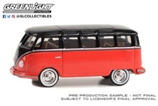 Greenlight 1956 VOLKSWAGEN 23-WINDOW MICROBUS Red/Black S-12 BARRETT-JACKSON 