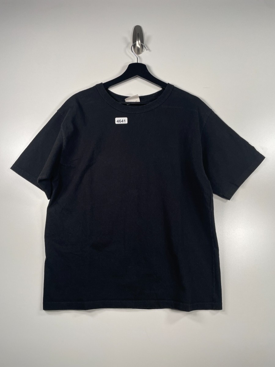 Champion Men's Basic Tee T-Shirt Crew Neck Short Sleeve Black Size