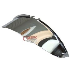 Universal Headlight Peak 8'' Inch Chrome Plated