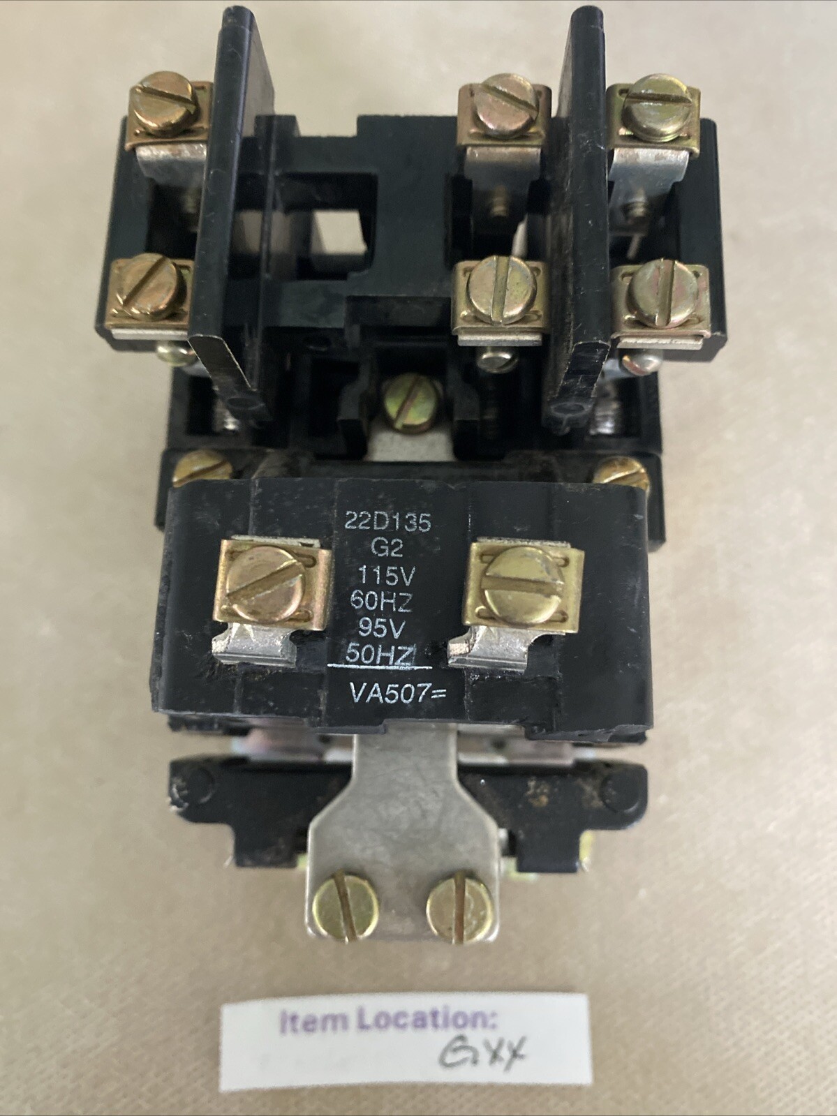 General Electric CR2810A14AB Machine Tool Relay 600V @ 60HZ 500V @ 50HZ 10 AMP