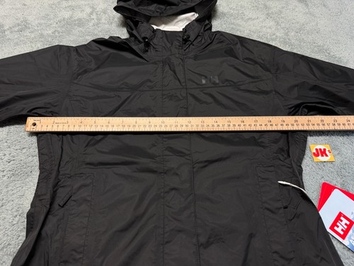 NEW Helly Hansen Jacket Womens Medium Black Loke Hiking Walking Full Zip Hooded - Picture 4 of 9