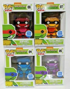tmnt funko pop 8 bit