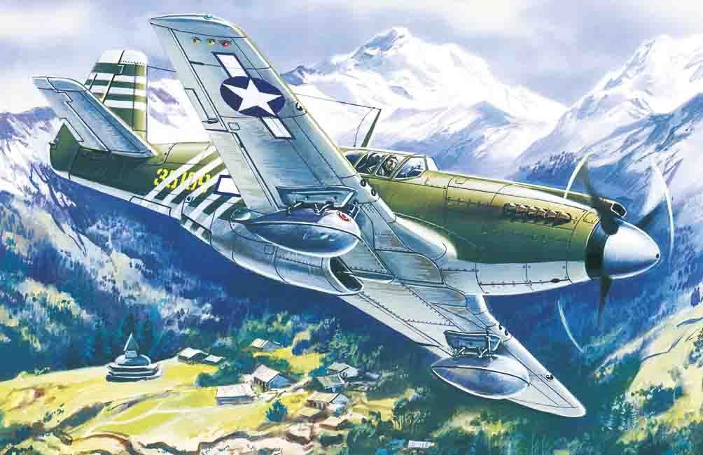 Icm 48161 - 1:48 Mustang P-51A Wwii American Fighter - New