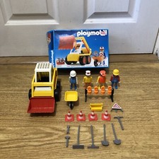 Rare Playmobil 3507 Construction Set - With Figures, Vehicles & Accessories 