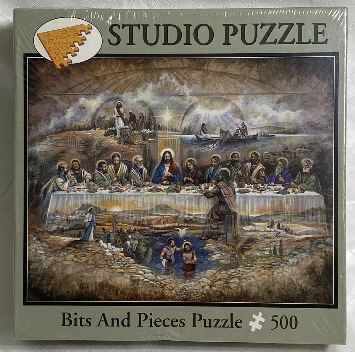 Bits And Pieces The Last Supper 500 Piece Jigsaw Puzzle Ruane Manning NEW