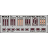 MW22 Eduard FE827 Seatbelts Ijaaf Wwii Steel 1/48 Zoom SET For