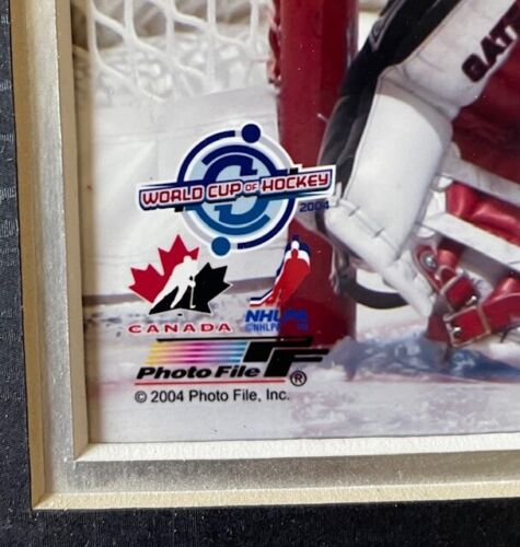Team Kanada Hockey 2004 Foto von Martin Brodeur und Spielstück gebrauchter Schläger - Bild 4 von 5