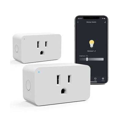 WiFi Smart Dimmable Plug 2 Pack, Smart Plugs for Voice Control, Min... Fast Ship