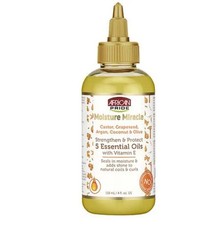 African Pride Moisture Miracle 5 Essential Oils Hair Oil 4 fl oz (118 mL)