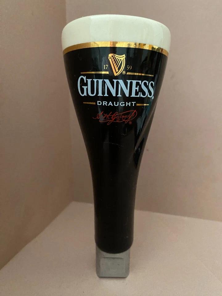 Vintage Classic Guinness bar tap, ceramic, 70's 80's used. - Image 3 of 4