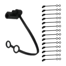 15Pcs Reusable PVC Weather Caps for Two Pin Plugs Sae Cable Protective Covers