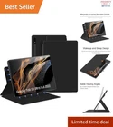 Slim Magnetic Case for Galaxy Tab S8 Ultra 14.6 Inch Black Stable Viewing Angles