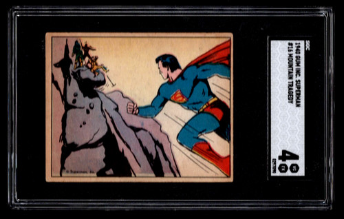 1940 Gum Inc Superman #16 Mountain Tragedy — SGC 4